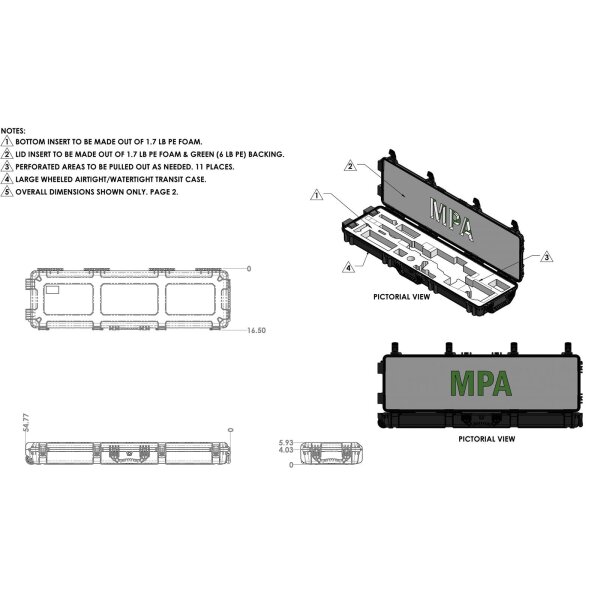 MASTERPIECE ARMS Gewehrkoffer