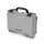 NANUK® Pistolen-Koffer 909 in Silber mit Schaumstoff-Einsatz für 1 Pistole