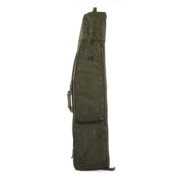 AIM Gewehrtasche 50 tactical dragbag für Karabinergewehre bis 125cm Länge grün