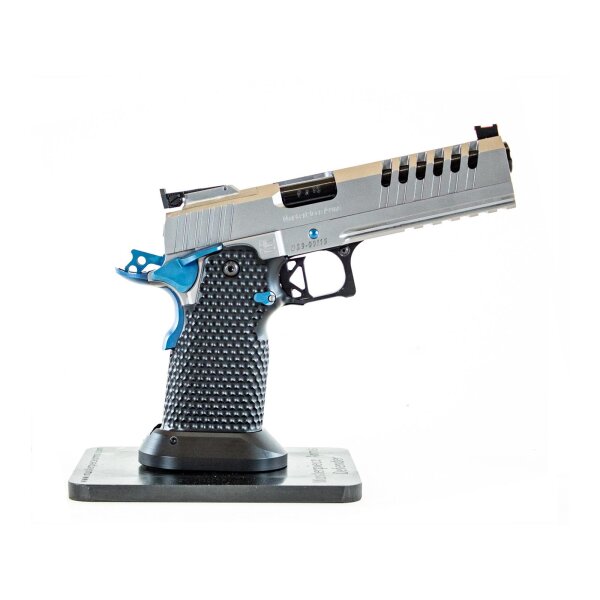 MASTERPIECE ARMS Pistole DS9 Hybrid Stainless & Blue